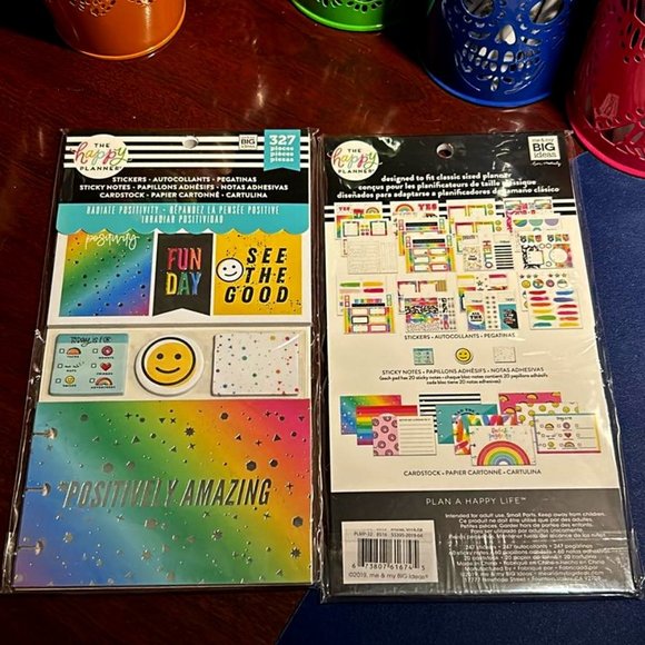 Happy Planner - Multi Accessory Pack - 327 pieces- Radiate Positivity - NEW - Picture 1 of 3